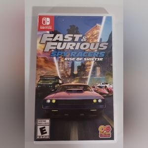Fast and furious spy racers Nintendo switch